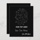 あいさつパーソナライズされたカード サンキューカード (正面/裏面)