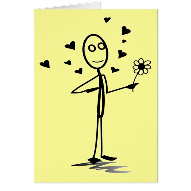 あいさつパーソナライズされたカード – 独自の文字を追加 (正面)