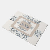 あいさつフレンドリー文 ドアマット (アングル)