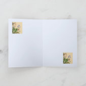 あいさつユニークカードの虹彩 カード (内部)