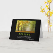 あいさつ信じカード カード (黄色い花)