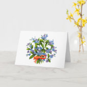 あいさつ忘れカード用のME-NOT カード (黄色い花)