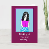 あいさつ恋しく思きカード カード (正面)