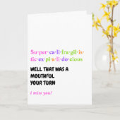 あいさつ恋しく思きカード カード (黄色い花)