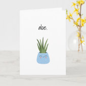 あいさつ恋しく思カード カード (黄色い花)