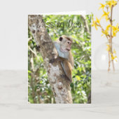 あいさつ恋しく思カード カード (黄色い花)