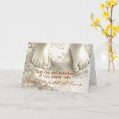 あいさつ感動的カードのことわざ カード (黄色い花)