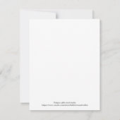 あいさつ感動的カードの個人用設定 (裏面)