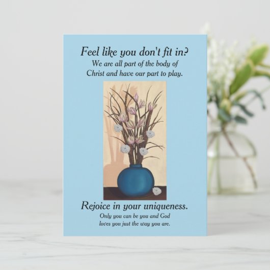 あいさつ感動的カード (スタンド正面)