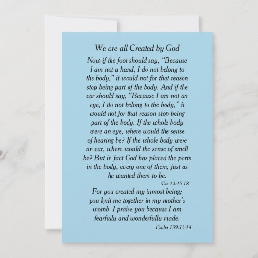 あいさつ感動的カード (裏面)