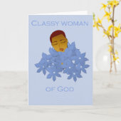 あいさつ感動的カード カード (黄色い花)