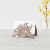 あいさつ感動的カード カード (黄色い花)