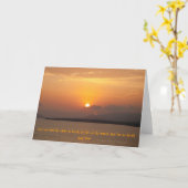 あいさつ感動的カード カード (黄色い花)