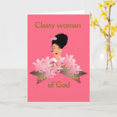 あいさつ感動的カード カード (黄色い花)