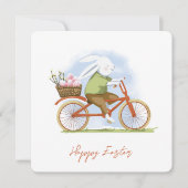 あいさつ招待状ハッピーイースター。あいさつ 招待状 (正面)