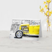 あいさつ改造カード カード (黄色い花)