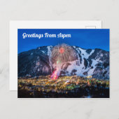 あいさつ文《植物》アスペン ポストカード (正面/裏面)