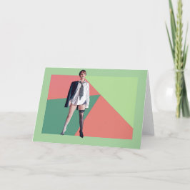 あいさつ気にきカードの相手 サンキューカード