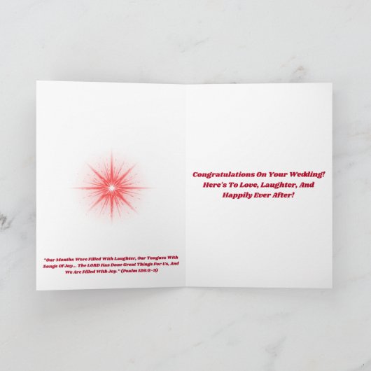 あいさつ状結婚況おめでとう カード (内部)