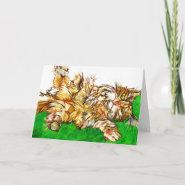 あいさつ空白のきカード:Tabby Cat カード