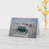 あいさつ空白のカードの内側 カード (黄色い花)