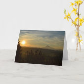 あいさつ空白のカード カード (黄色い花)