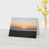 あいさつ空白のカード カード (黄色い花)