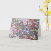 あいさつ空白のカード カード (黄色い花)