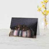 あいさつ空白のカード カード (黄色い花)