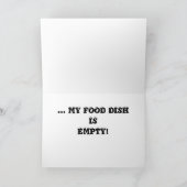 あいさつ空白のカード カード (内部)