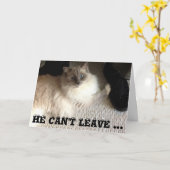 あいさつ空白のカード カード (黄色い花)