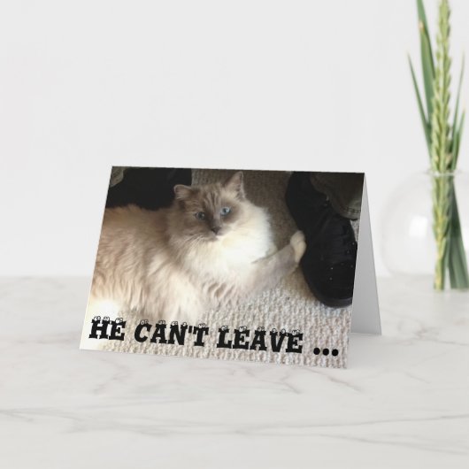 あいさつ空白のカード カード (正面)