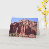 あいさつ空白のカード カード (黄色い花)