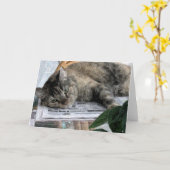 あいさつ空白のカード カード (黄色い花)