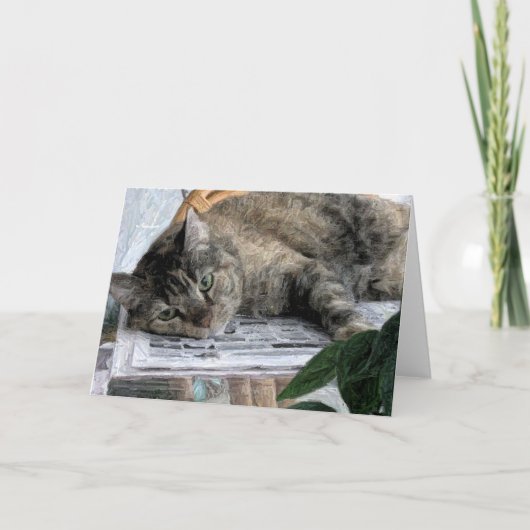 あいさつ空白のカード カード (正面)