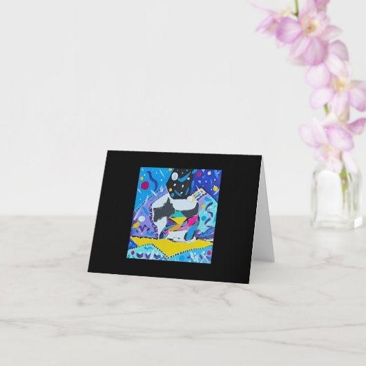 あいさつ空白のカード カード (蘭)