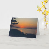 あいさつ空白のカード カード (黄色い花)