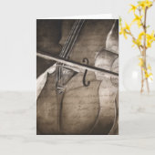 あいさつ空白のカード カード (黄色い花)