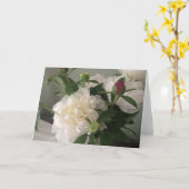 あいさつ空白のカード カード (黄色い花)