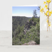 あいさつ空白のカード カード (黄色い花)