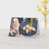 あいさつ空白のカード、サラ・セドウィックによるオリジナルアート カード (黄色い花)