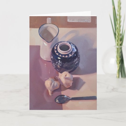 あいさつ空白のカード、サラ・セドウィックによるオリジナルアート カード (正面)