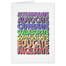 あいさつ空白のカード（内）先生の日