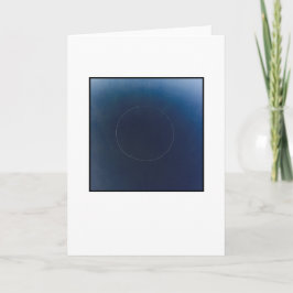 あいさつ空白のカード、写真（前面）。 カード