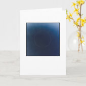 あいさつ空白のカード、写真（前面）。 カード (黄色い花)