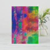 あいさつ空白のカード(絞り染めの背景) シーズンカード (スタンド正面)