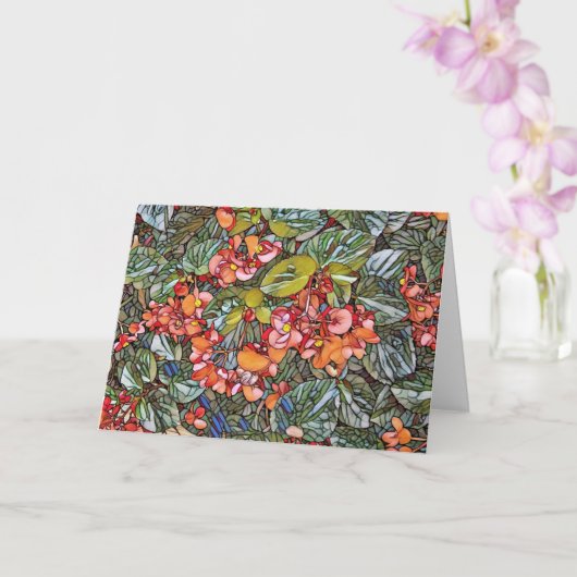 あいさつ空白のカード – SG Begonias カード (蘭)