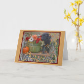 あいさつ空白の～ カード (黄色い花)