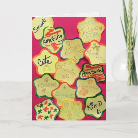 あいさつ素晴らしカード カード (正面)