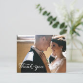 あいさつ結婚カードはがき ポストカード (スタンド正面)